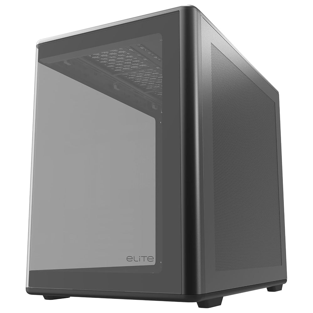 Cooler Master Elite 600 ARGB Gaming Micro Tower Case - Black
