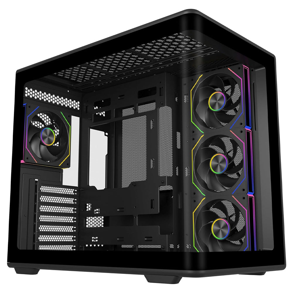 Cooler Master Elite 600 ARGB Gaming Micro Tower Case - Black