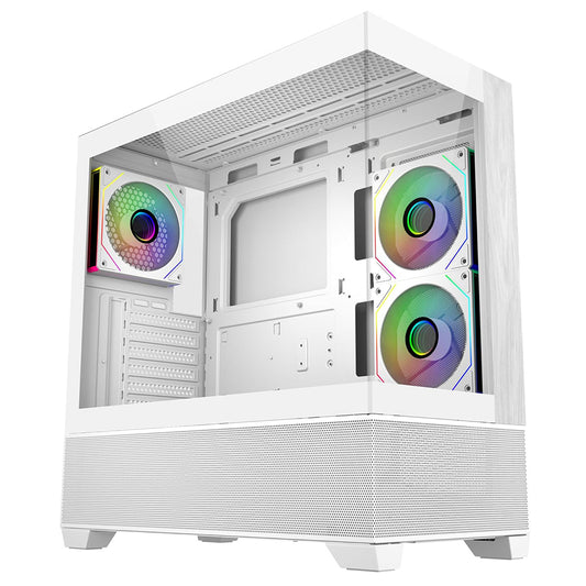 Cooler Master Elite 690 Wood ARGB Gaming Micro Tower Case