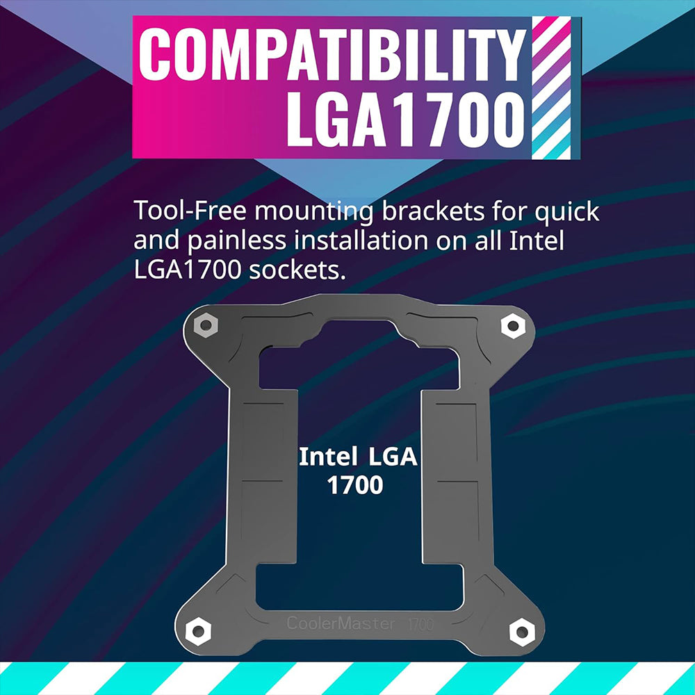 نظام تبريد للبروسيسور كولر ماستر I70C LGA 1700