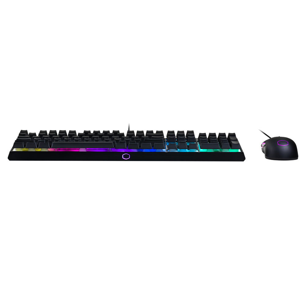 Cooler Master MS110 MINIMALISTIC DUO Mem-Chanical Switch Wired RGB Gaming Keyboard + Mouse Combo English & Arabic