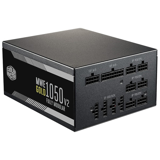 باور سبلاي كولر ماستر 80 بلس ذهبي 1050 وات MWE Gold 1050 V2 Full Modular