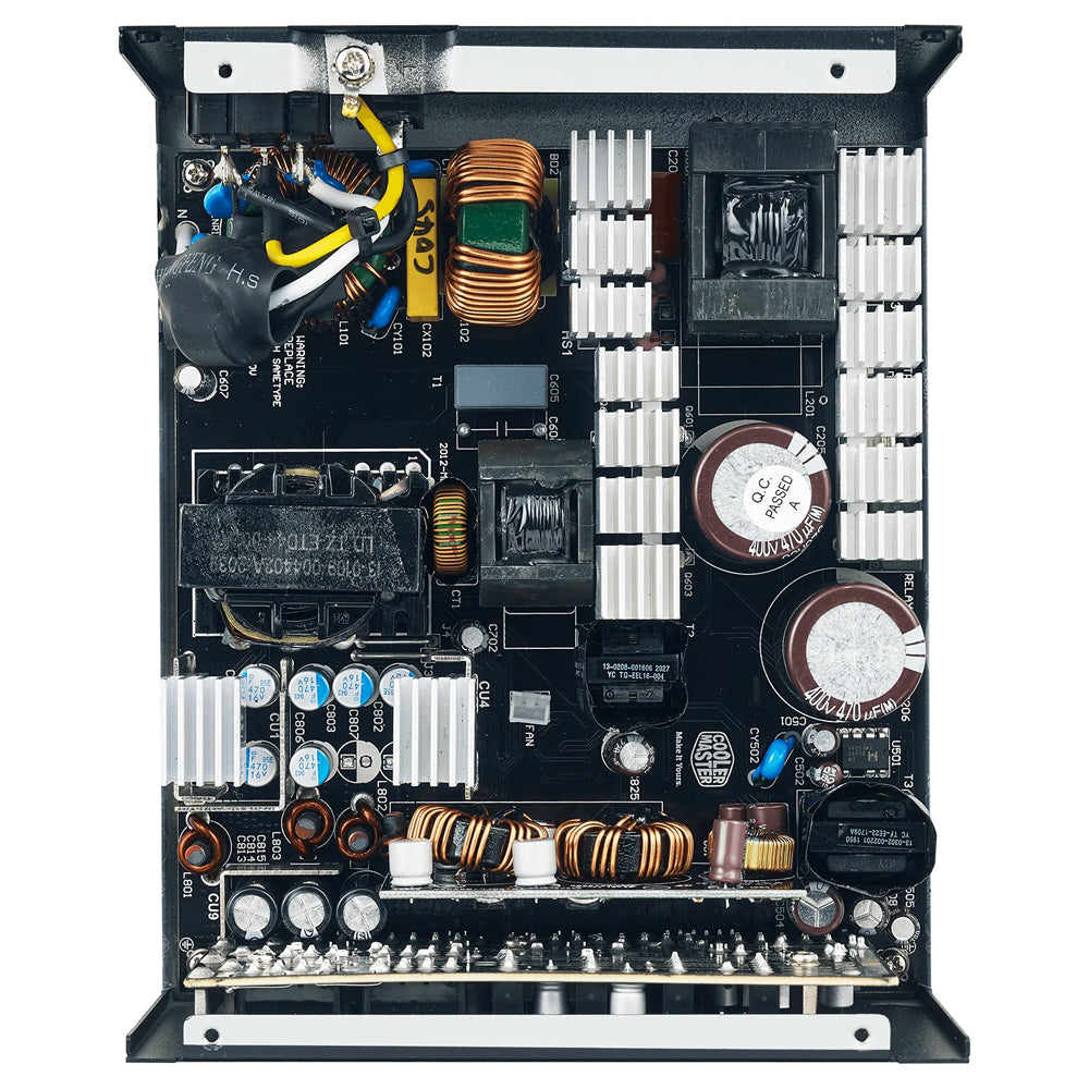 باور سبلاي كولر ماستر 80 بلس ذهبي 1250 وات MWE GOLD 1250 V2 Full Modular - اسود