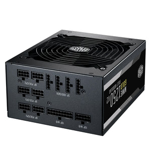 باور سبلاي كولر ماستر 80 بلس ذهبي 1250 وات MWE GOLD 1250 V2 Full Modular - اسود