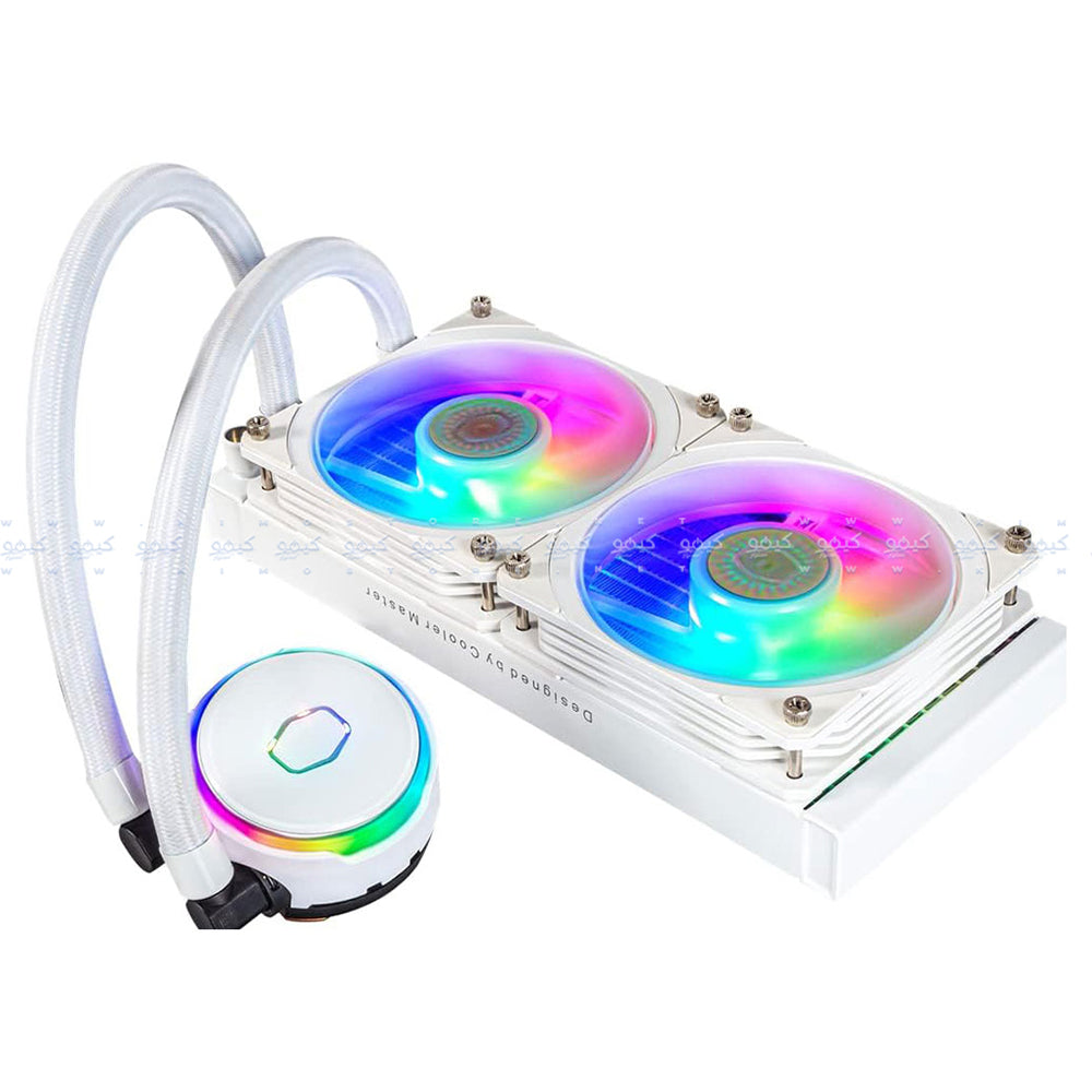 Cooler Master MasterLiquid 240 Atmos White ARGB CPU Liquid Cooler