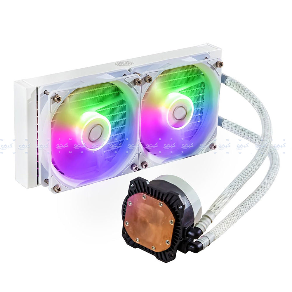 Cooler Master MasterLiquid 240 Atmos White ARGB CPU Liquid Cooler