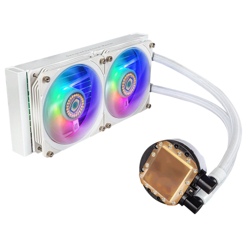 Cooler Master MasterLiquid 240 Atmos White ARGB CPU Liquid Cooler