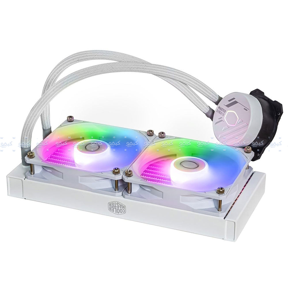 Cooler Master MasterLiquid 240 Atmos White ARGB CPU Liquid Cooler