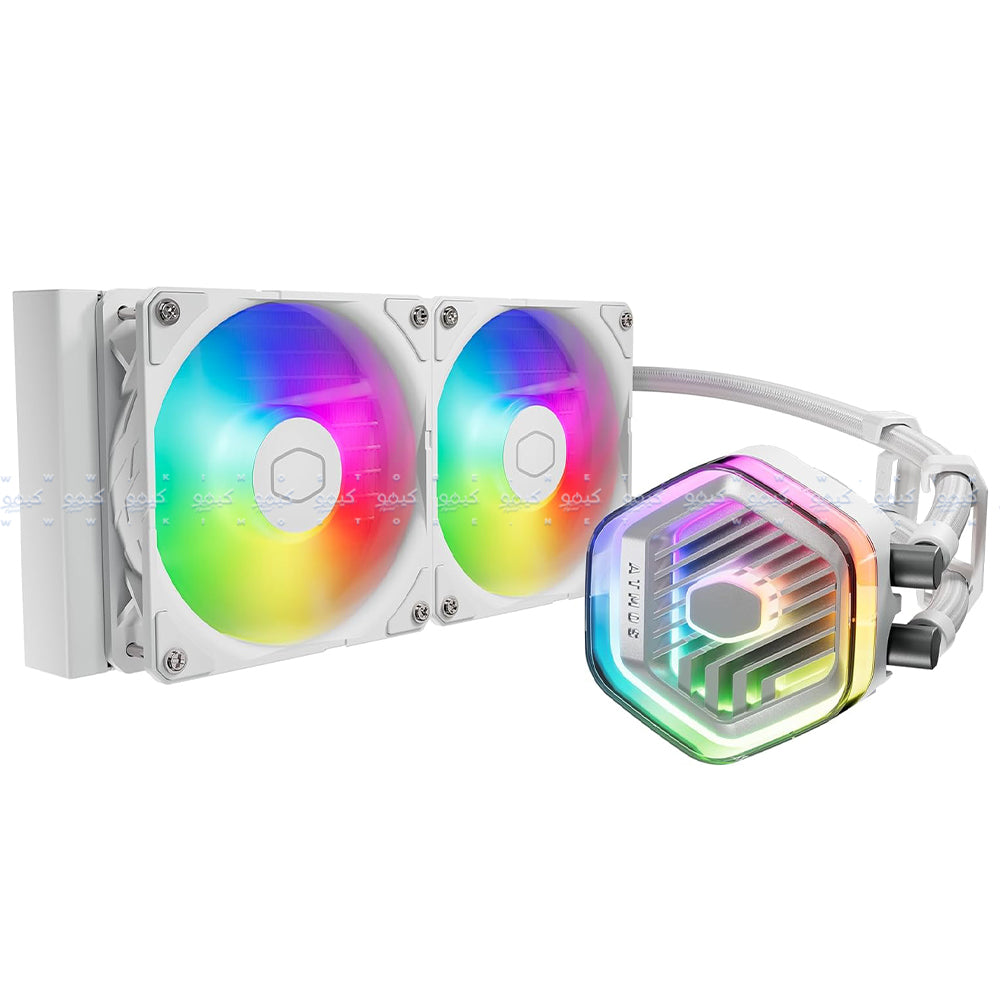 Cooler Master MasterLiquid 240 Atmos White ARGB CPU Liquid Cooler