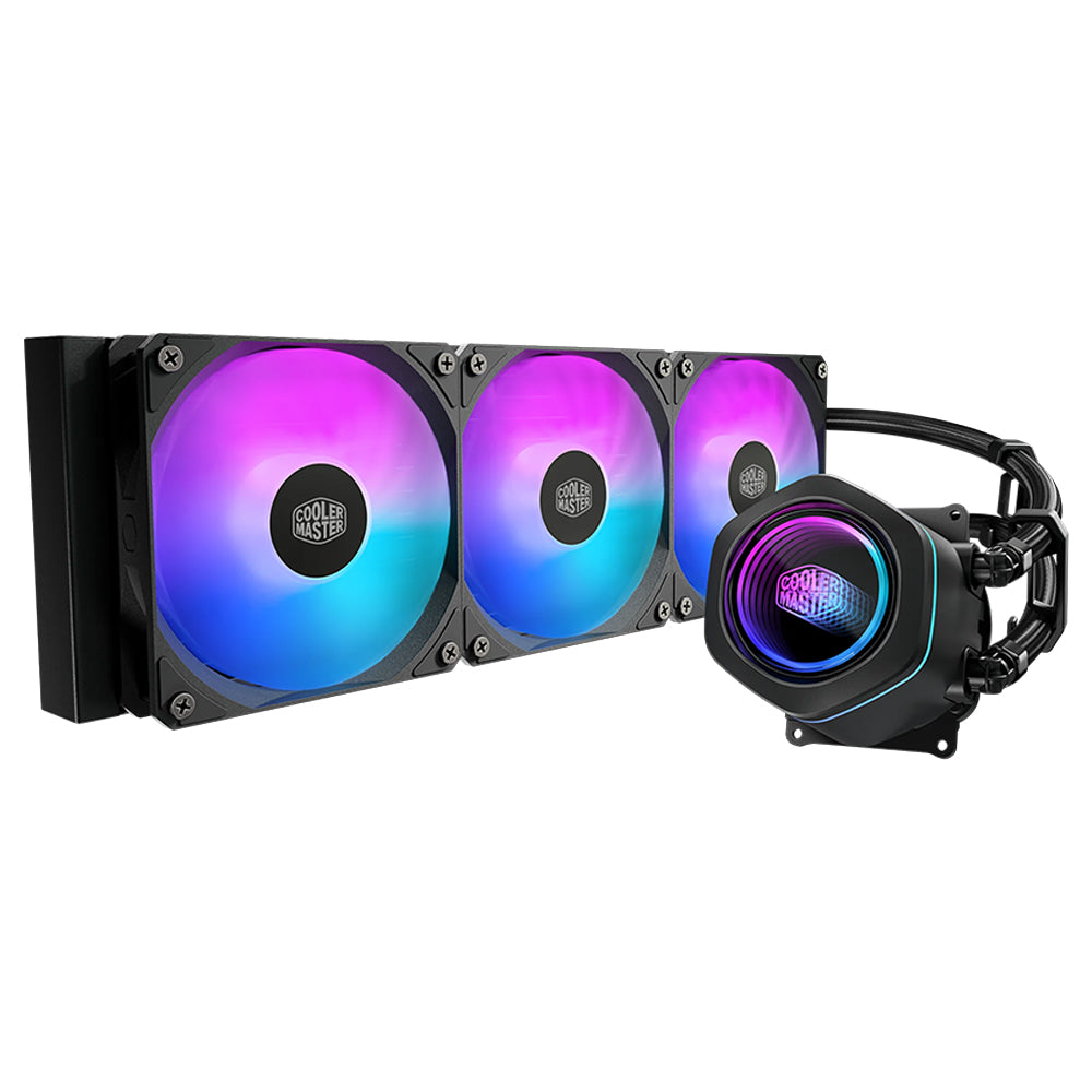 نظام تبريد مائي للبروسيسور كولر ماستر MasterLiquid Core Nex 360 ARGB - اسود