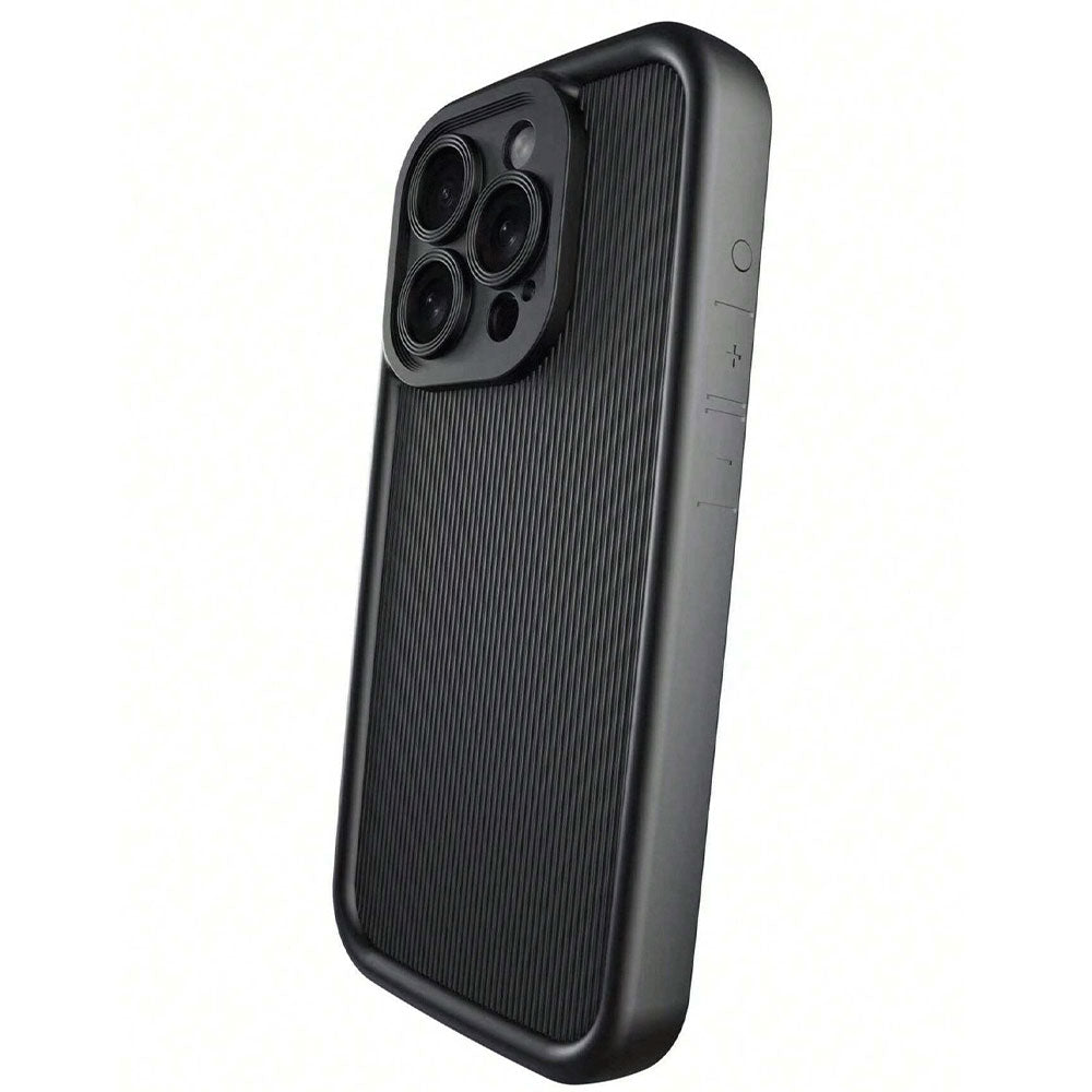 Corrugated Hard Shell Black Phone Cover iPhone