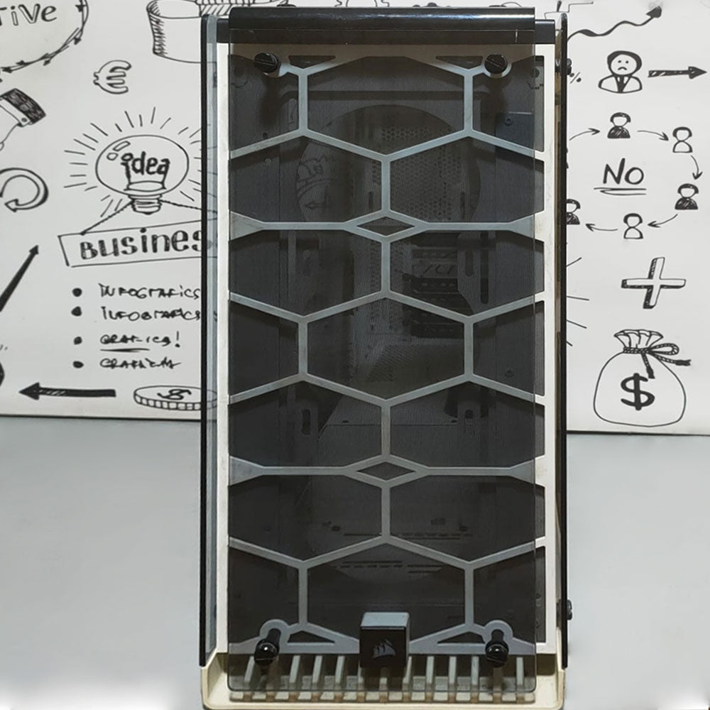 Corsair Crystal 570X Gaming Mid Tower Case - White (Without Fans) (Used)