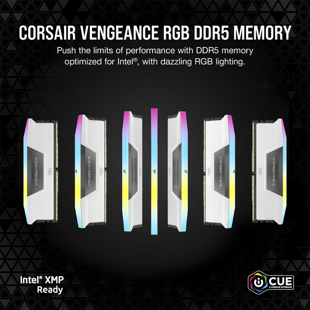 Corsair Vengeance RGB RAM 64GB (2x32GB) DDR5 6400MHz