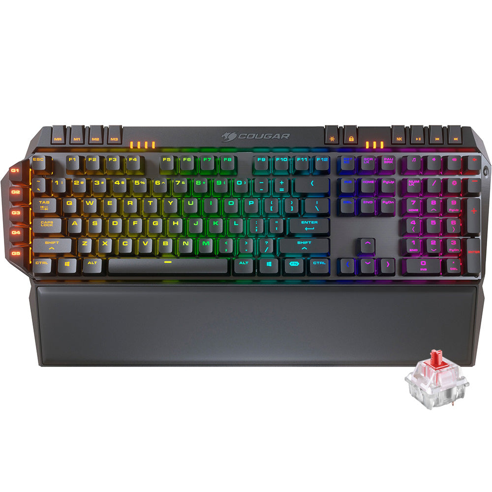 Cougar 700K EVO Cherry MX Red Switch Wired RGB Gaming Keyboard English