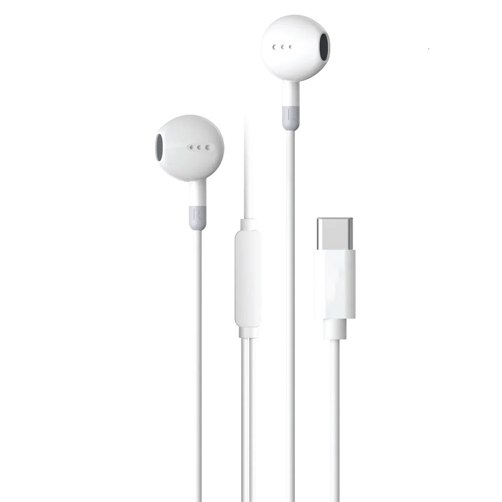 Cougar E9 Type-C Stereo Earphone - White