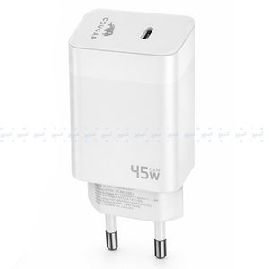 Cougar H45 Wall Charger PD Type-C 45W Fast Charging - White