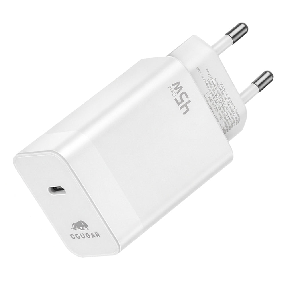 Cougar H45 Wall Charger PD Type-C 45W Fast Charging - White
