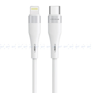 Cougar L7 Type-C To Lightning Cable 30W Fast Charging 1m - White