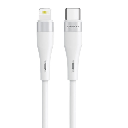 Cougar L7 Type-C To Lightning Cable 30W Fast Charging 1m - White