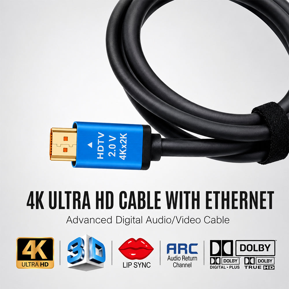 كابل شاشة كوجر إيجي HDMI 4K بطول 15 متر