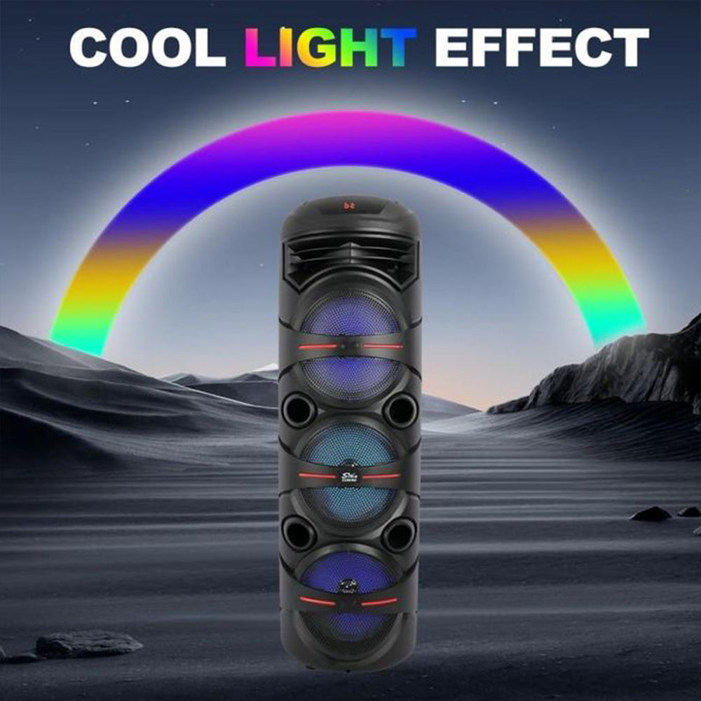 سبيكر متنقل كراش 1.0 RGB مع مايك Plus 8001