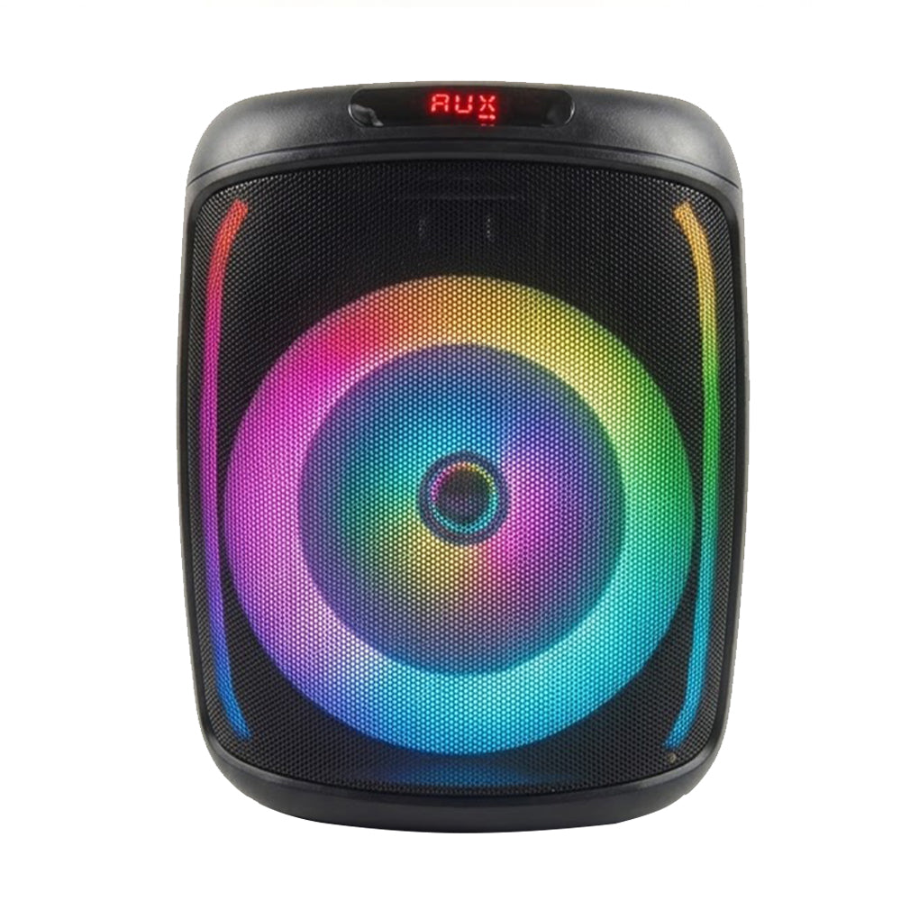 سبيكر متنقل كراش 1.0 RGB مع مايك Pro 8000