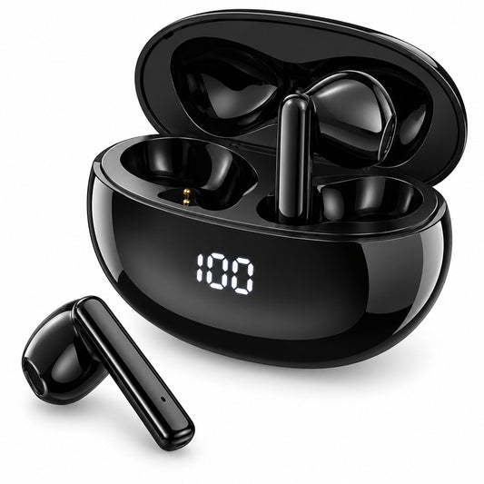 Crash Wowy Boom Wireless Earbuds - Black