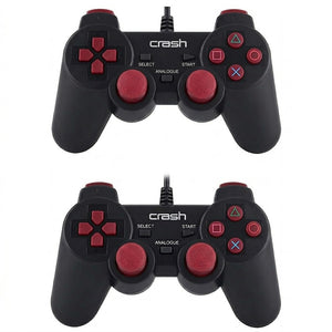 Crash X2 Double Wired Gamepad With Analog