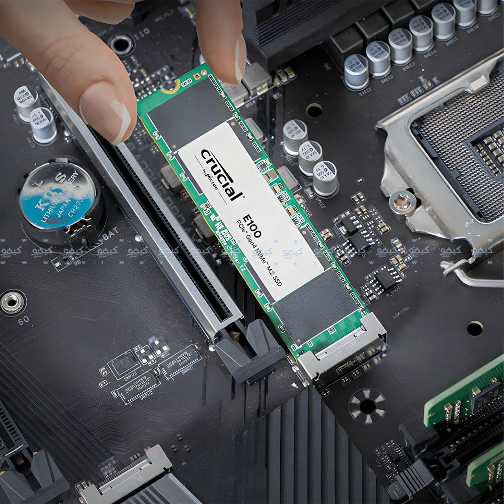 هارد درايف M.2 SSD كروشال 2 تيرابايت E100 NVMe PCIe