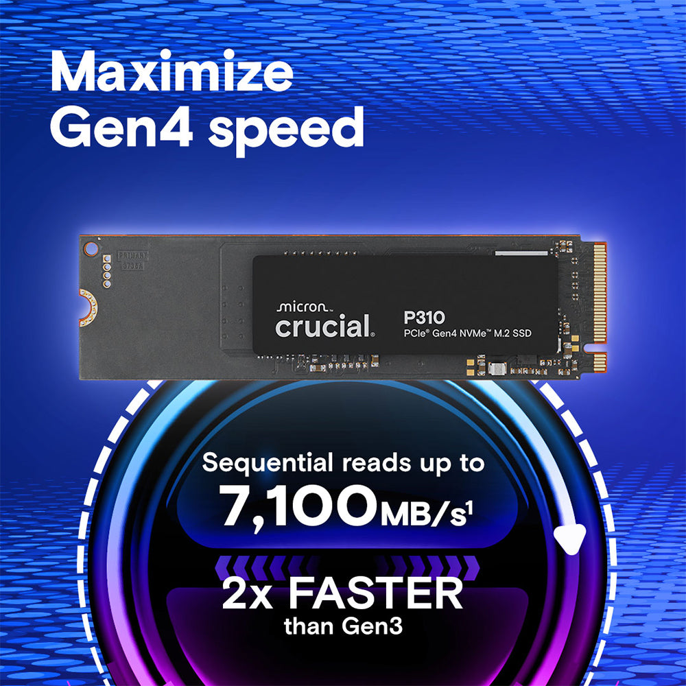 هارد درايف M.2 SSD كروشيال 1 تيرابايت P310 NVMe 
