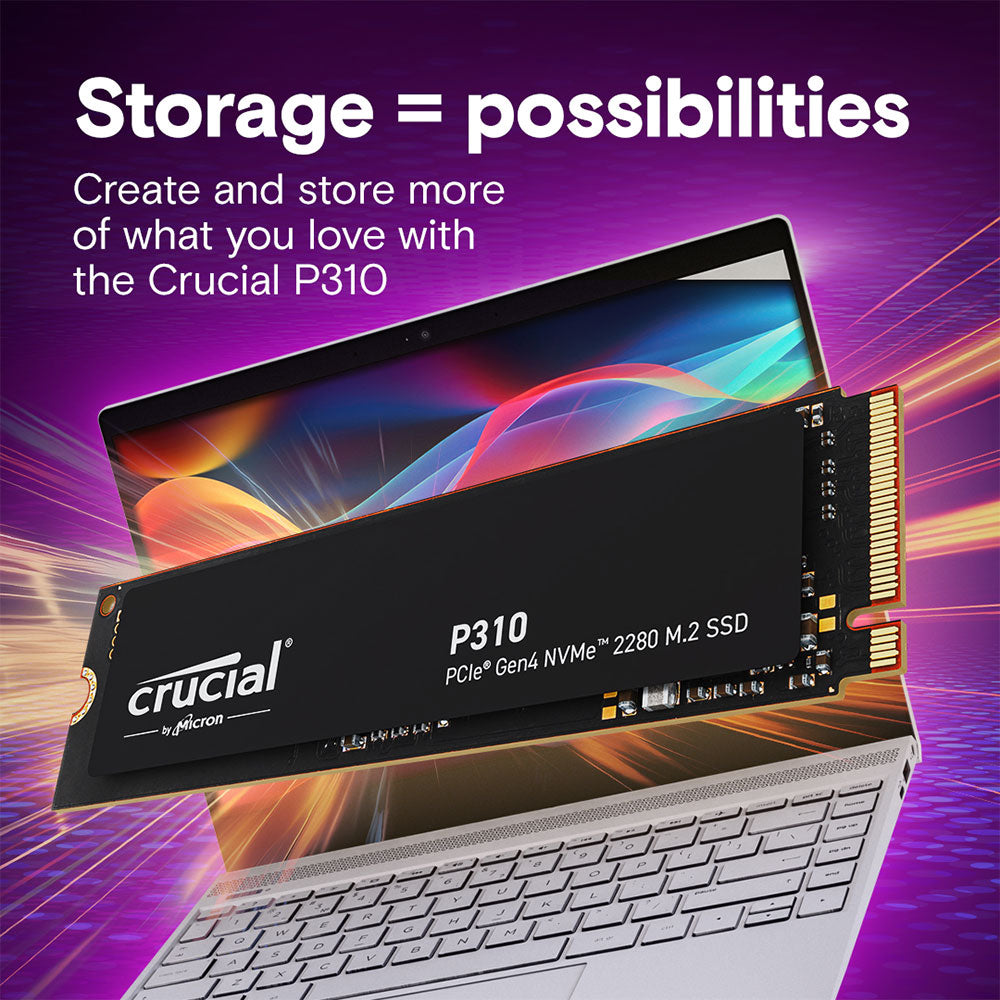 هارد درايف M.2 SSD كروشال 500 جيجابايت P310 NVMe PCIe