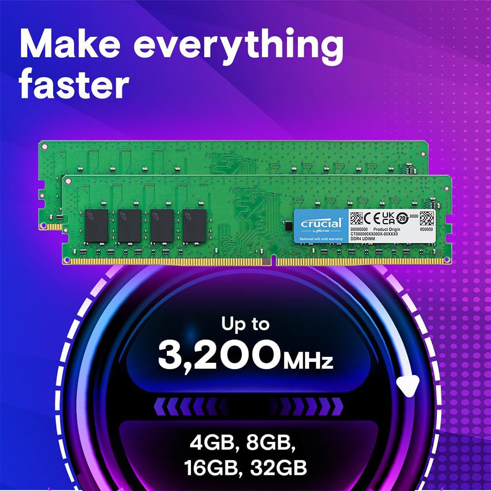 Crucial RAM 8GB DDR4 3200MHz | KIMO STORE | HARDWARE– Kimo Store