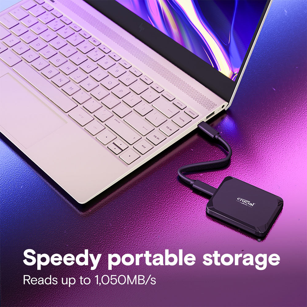 هارد درايف SSD خارجي متنقل كروشيال 1 تيرابايت X9 