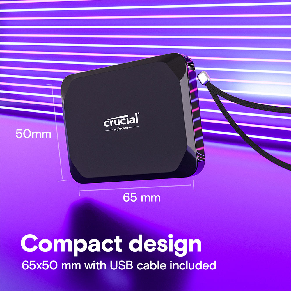هارد درايف SSD خارجي متنقل كروشيال 1 تيرابايت X9 