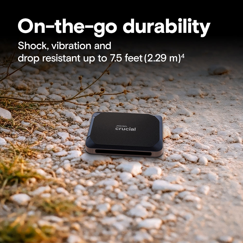 هارد درايف SSD خارجي متنقل كروشيال 2 تيرابايت X9