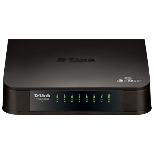 D-Link DES-1016A Unmanaged Rackmount Switch 16 Ports 10/100Mbps