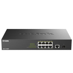 D-Link DGS-1010MP Unmanaged Desktop Switch 10 Ports PoE 10/100/1000Mbps