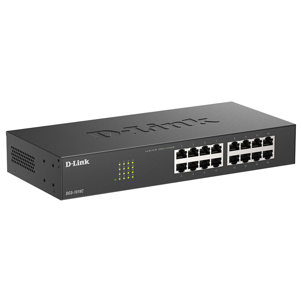 سويتش دي لينك 16 منفذ 10/100/1000 ميجابت في الثانية DGS-1016C
