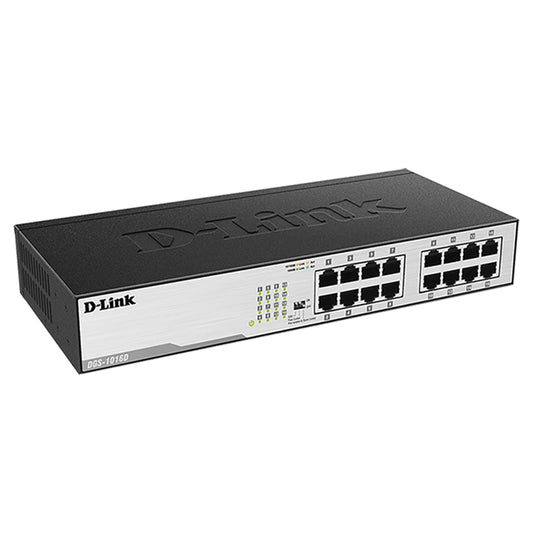 D-Link DGS-1016D Unmanaged Desktop Switch 16 Ports 10/100/1000Mbps