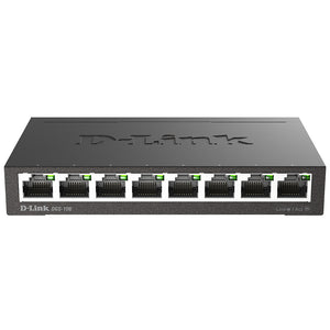 D-Link DGS-108 Unmanaged Desktop Switch 8 Ports 10/100/1000Mbps