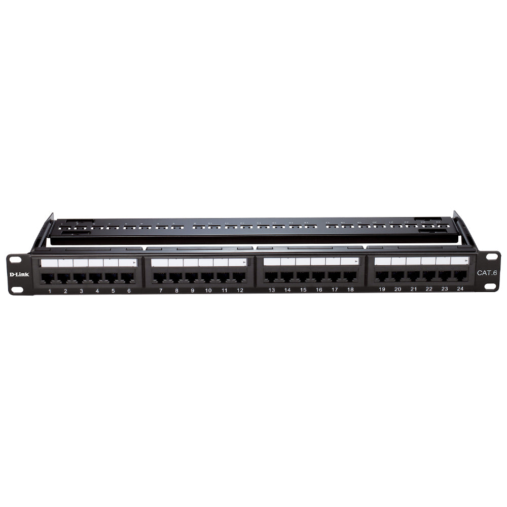 D-Link Loaded Patch Panel Cat6 UTP 24 Port