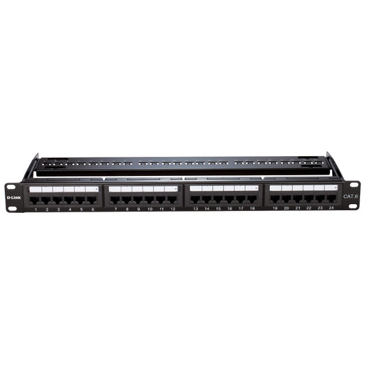 D-Link Loaded Patch Panel Cat6 UTP 24 Port
