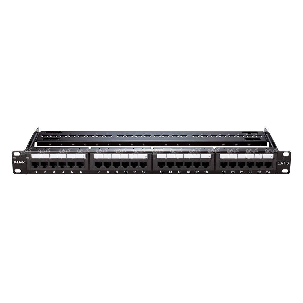 D-Link Loaded Patch Panel Cat6 UTP 24 Port