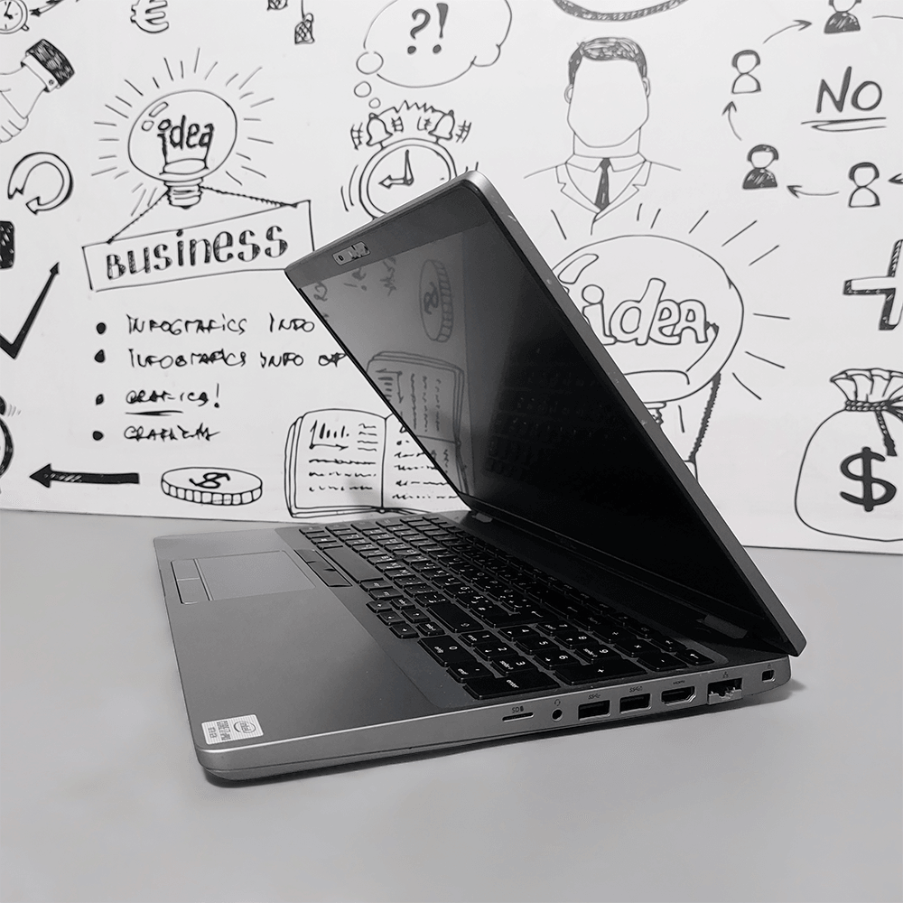 لاب توب ديل Latitude 5510 (انتل كور i7-10610U - رام 8 جيجابايت M.2 256GB - DDR4 - انتل UHD جرافيكس - شاشة 15.6 بوصة FHD تاتش سكرين - كاميرا) استعمال خارج