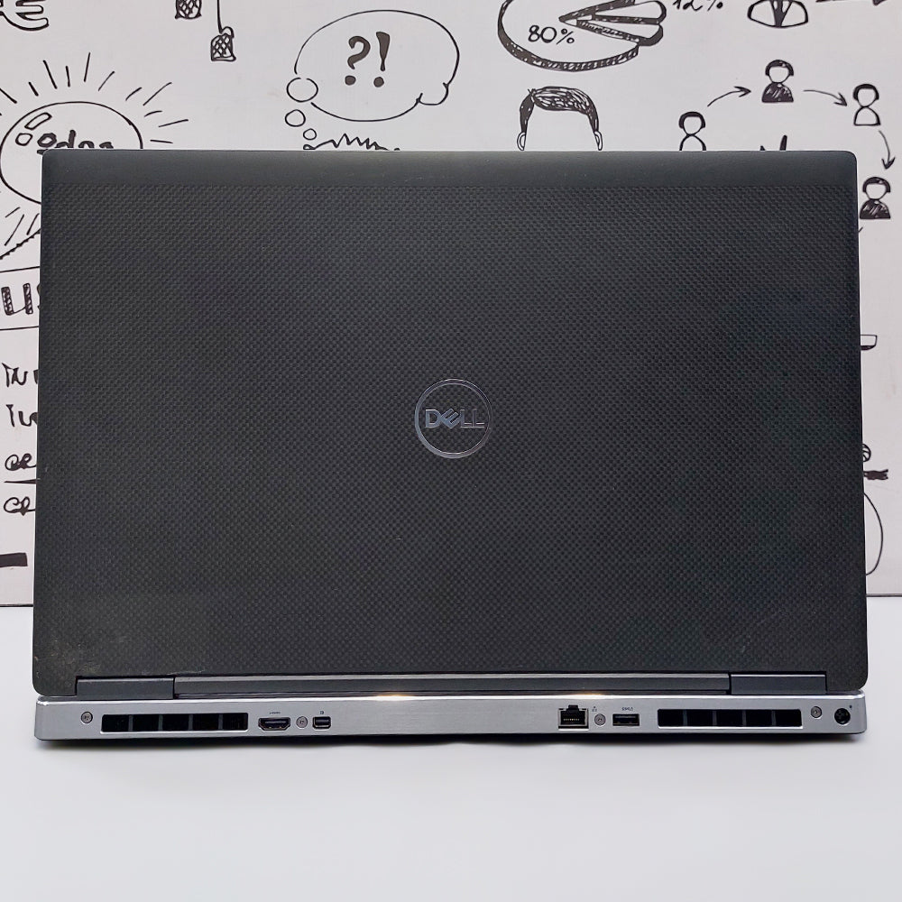 Dell Precision 7740 Mobile Workstation Laptop (Intel Core i7-9850H - 32GB DDR4 - M.2 512GB - Nvidia Quadro RTX 5000 16GB - 17.3 Inch FHD - Cam) Original Used