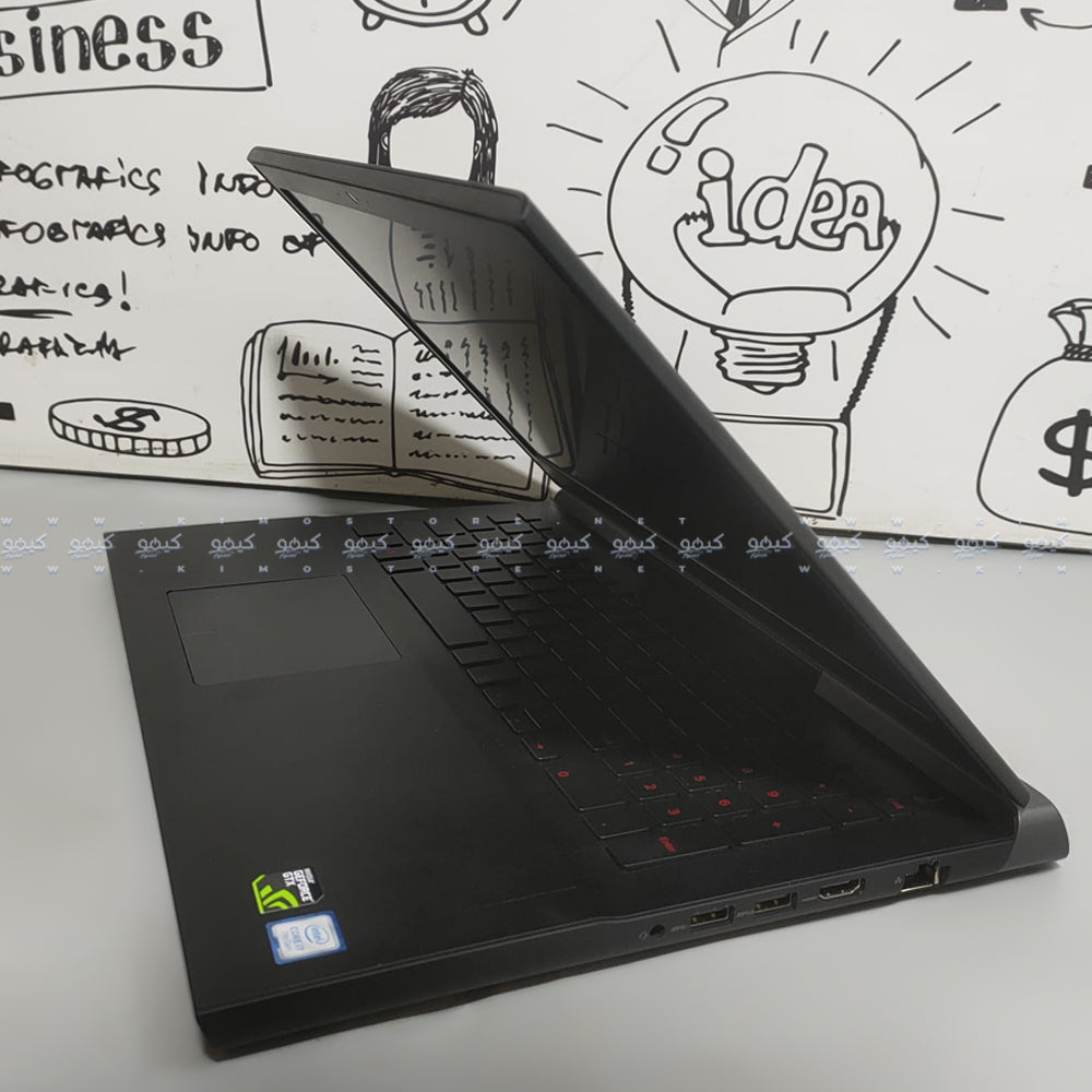 Dell Inspiron 15 7000 Gaming Laptop (Intel Core i7-7700HQ - 16GB DDR4 - SSD 500GB - Nvidia GeForce GTX 1050 TI 4GB - 15.6 Inch 4K - Cam) Original Used