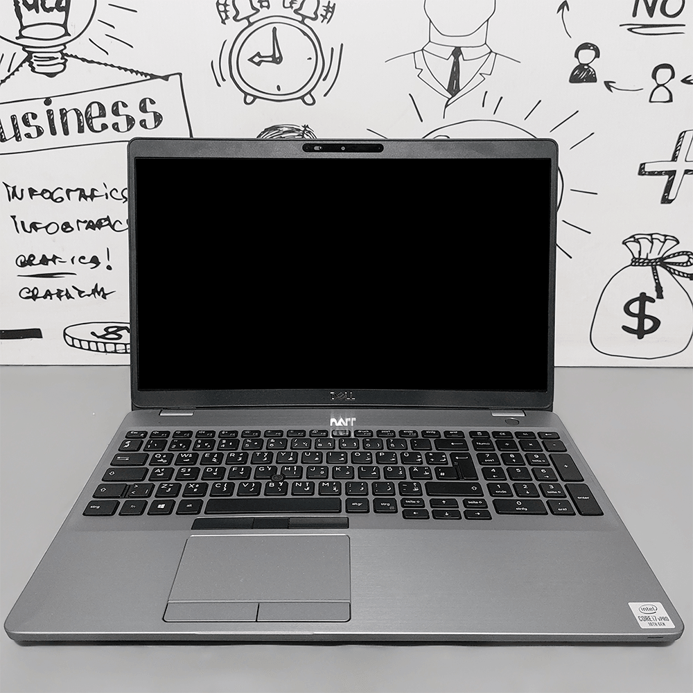 Dell Latitude 5510 Laptop (Intel Core i5-10210U - 8GB DDR4 - M.2 256GB - Intel UHD Graphics - 15.6 Inch FHD Touchscreen - Cam) Original Used