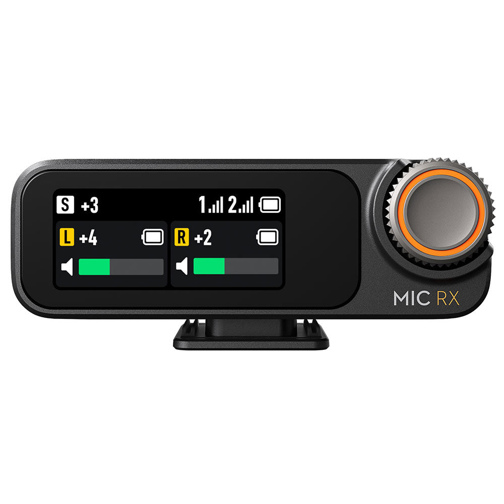 DJI Mic 2 All-in-One Dual Channel Wireless Microphone System - Black