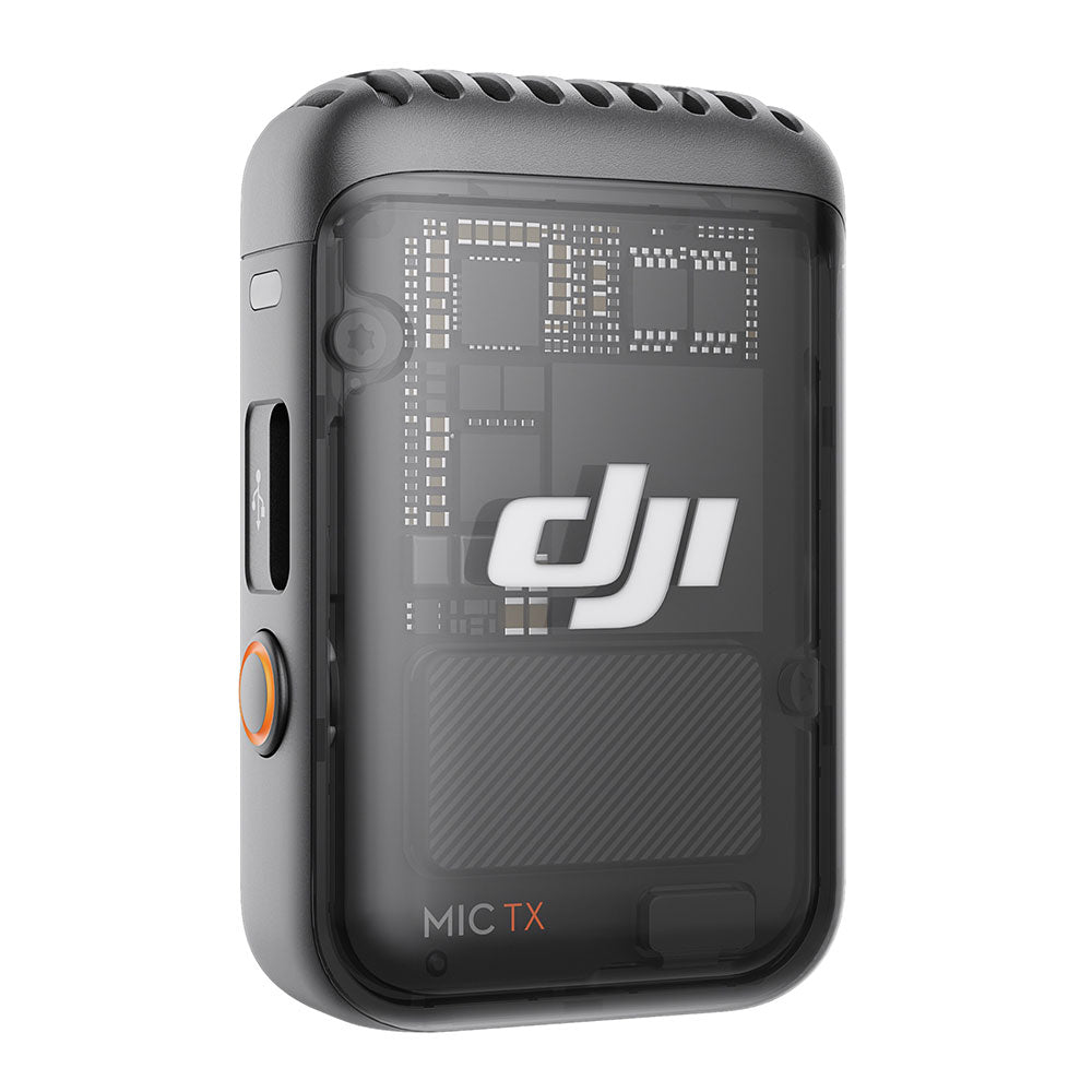 DJI Mic 2 All-in-One Dual Channel Wireless Microphone System - Black