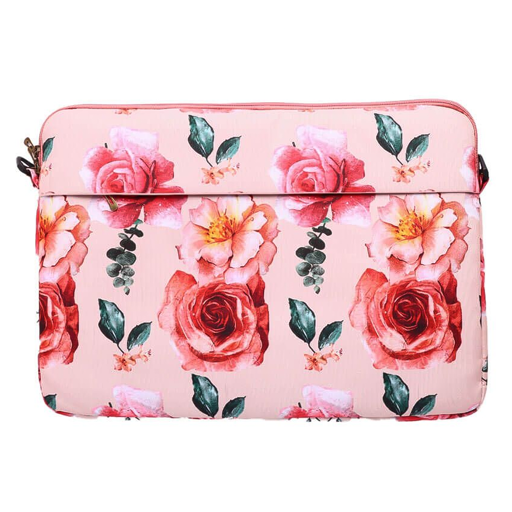 Dawenha LPT25 Laptop Sleeve 15.6 Inch - Pink Flowers